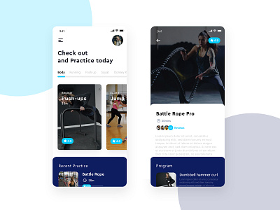 Ultimate UI/UX Designs of Fitness App in 2020