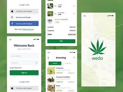 Top Marijuana Store Mobile App design app design app development cannabis cannabis design cannabis packaging marijuana marijuana for sale mobile app uiux
