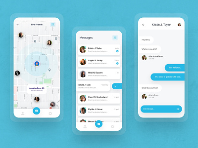 Best Chat UI Designs for Mobile App app design chat chat app chatting chatting app message app messenger mobile app mobile app design ui design uiux