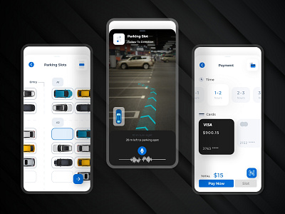 Latest Smart Parking App UI Design