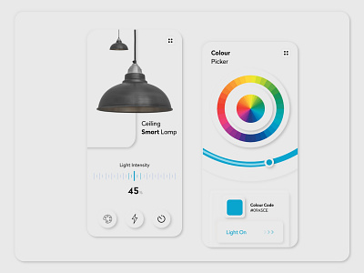 Best Smart Light UI Design app design design iot app mobile app mobile app design mobile ui smart home smart light smarthome ui uiux ux design