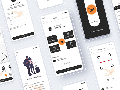 Best Taxi Booking App UI Design