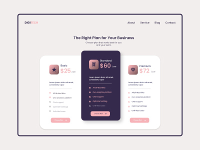 Attractive Pricing Page Design Concept for Web clean design colorful compang landing landing page landing page design pricing pricing page pricing plan pricing table subscription plans page ui design web design web page design website design website subscription website subscription plans page