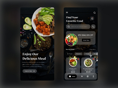 Best 🍕 Food Ordering App UI Design app design delivery app food and drink food app food delivery food delivery app food delivery application food delivery service food design food order mobile app mobile app design recipe app restaurant app tracking app ui design uiux