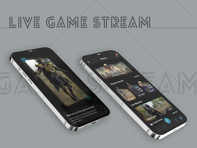 Live 🎮 Game Streaming App Design
