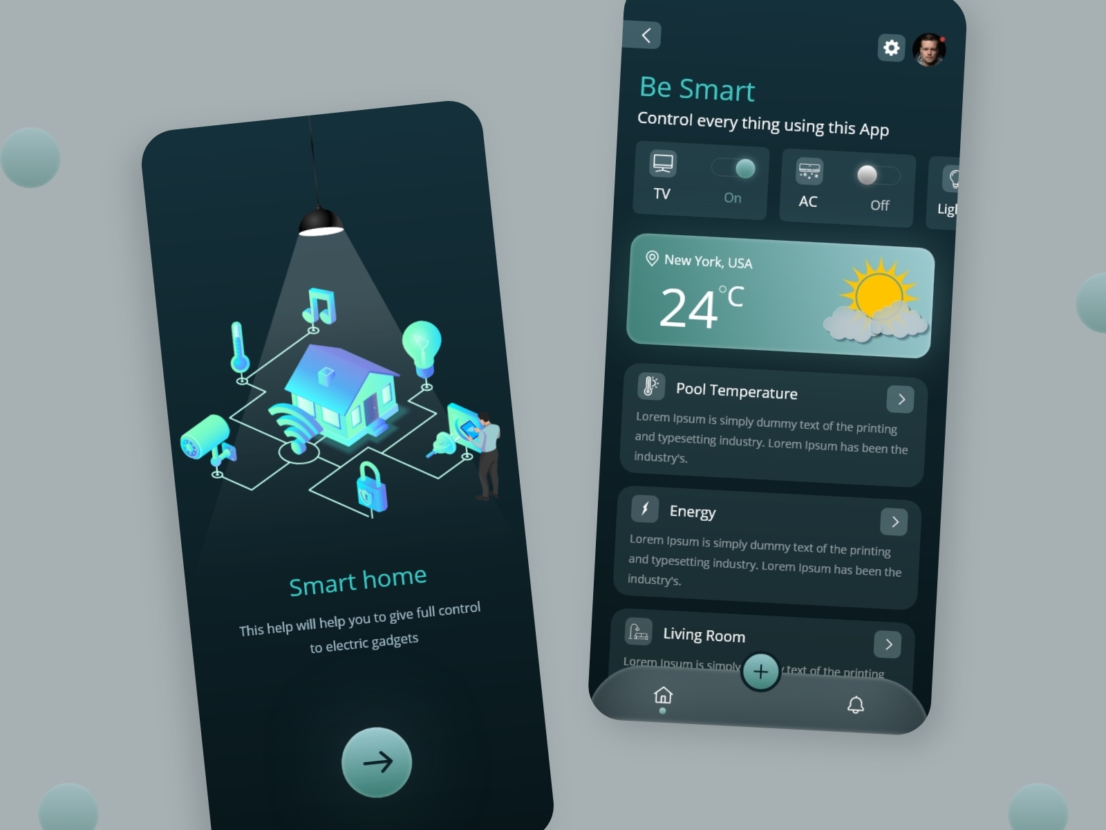 Latest Smart Home App UI Design By Excellent Webworld On Dribbble