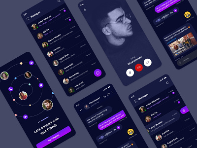 Live Chatting App UI Design
