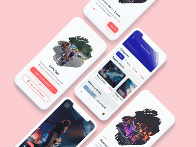 Event Finder Mobile App UI Design