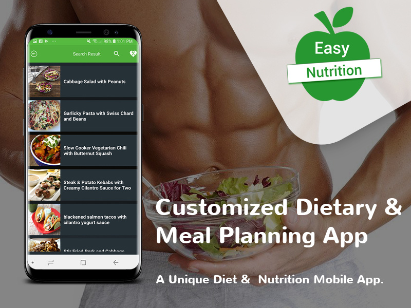 Customized Dietary App Development apps nutrition ios app dietary app design app development healthcare app development
