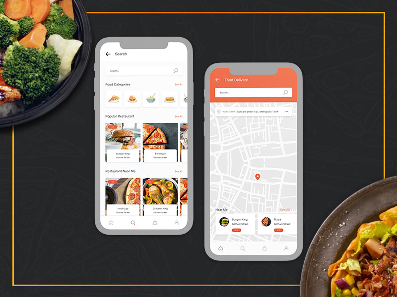 Food application. Приложение food. Приложение доставки дизайн. Food delivery app. Дизайн мобильного приложения доставки.