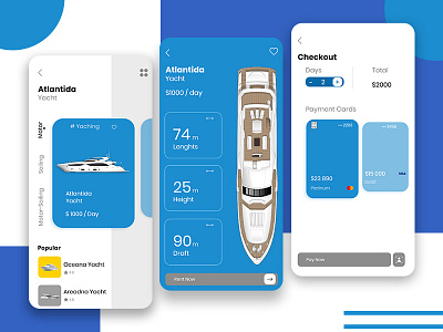 On Demand Yacht /Boat Booking App android app boat boating boats design ios mobile app rent rental app travel ui design ux ui uxdesign yatch yatchs