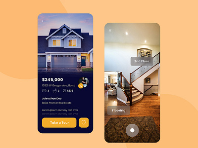 Real Estate App UI Design