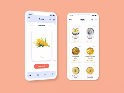 Build Your Own Recipe App for iOS and Android cooking cooking app fastfood food food app food app design food lovers foodie foodies meals mobile design recipe recipe app recipe book restaurant restaurant app startup ui ui ux vegetable