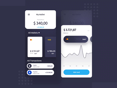 Personal Wallet App business crypto wallet cryptocurrency currency digital wallet ewallet exchange finance finance app interface mobile app mobile app design mobile application mobile wallet money money app payment app ui uiux wallet app