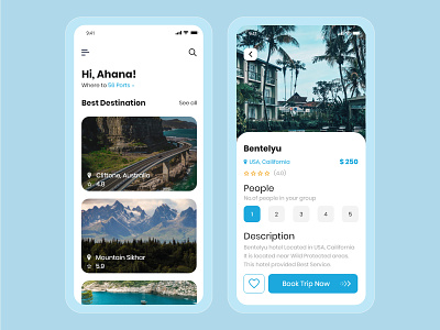Best Travelling App for Android adventure android interface mobile app mobile design mobile ui tour tourism travel travel agency travel app travel design travel destination traveling trip app trip planner trip planning trip ui ui uiux