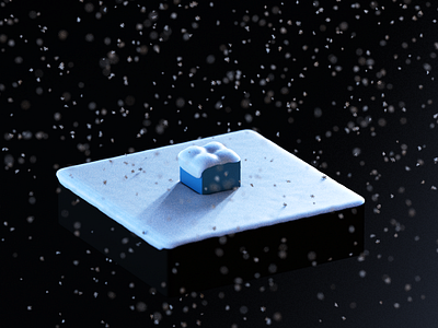 LEGO_C 3d c4d lego plastic snow