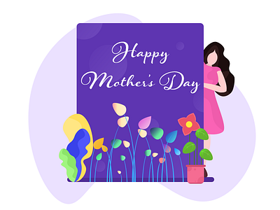 Mother's Day card daughter day flower mom mommy mother mothers mumma