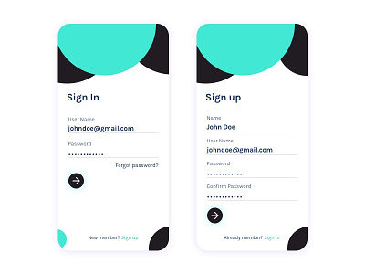Sign In/Sign Up forgot password login signin signup signup page signupform uiux