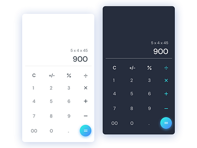 Calculator #DailyUI #004