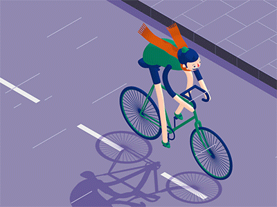 On Your Bike ae animation bikes c4d cyclists illustration modelling