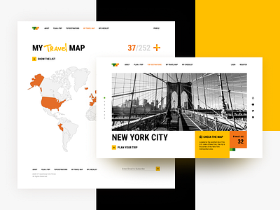 Travel brand UI/UX Design