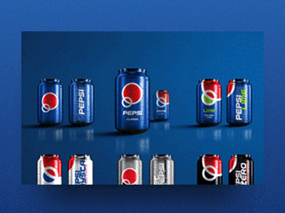 Pepsi Re-Branding Concept Presentation behance blue branding concept identity inspiration logo logos minimal pepsi ui design ui designers ux design web design