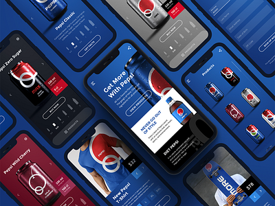 Pepsi Mobile App UI Design