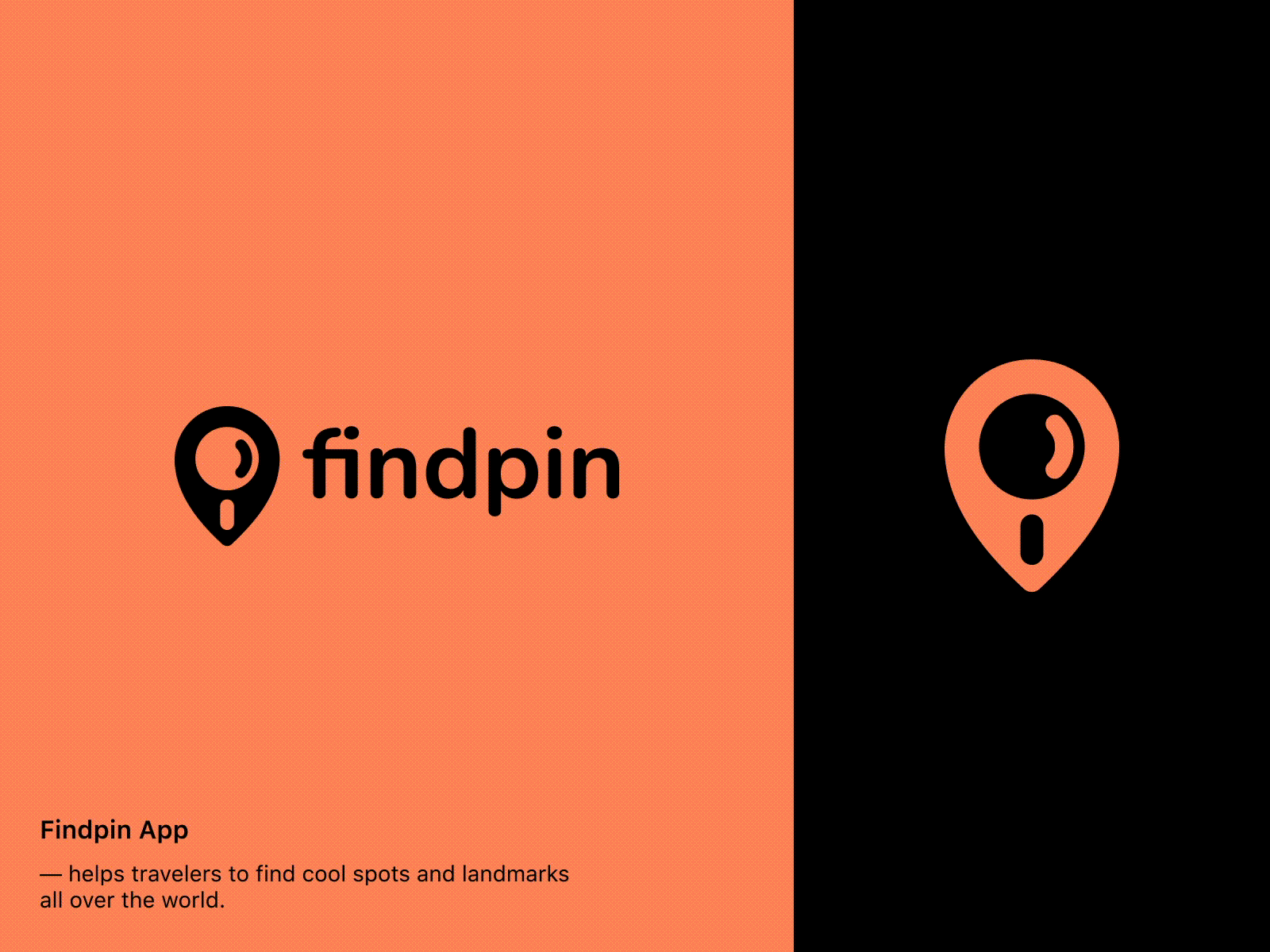 Find Pin — Logofolio branding design flat graphic icon illustrator lettering logo logo design logotype minimal simple type typography vector