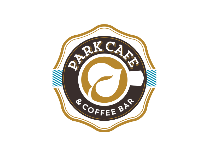 Park Cafe Final Logo identity cafe coffee badge logo