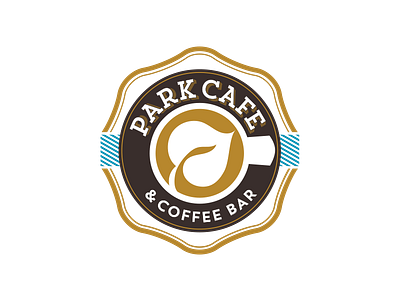 Park Cafe Final Logo badge cafe coffee identity logo