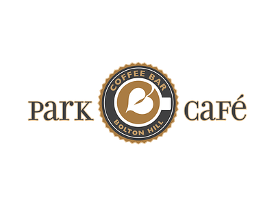Park Cafe Study / Exploration badge cafe coffee identity logo