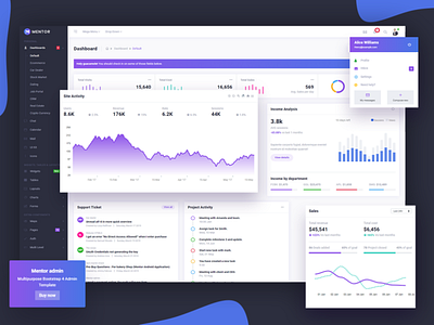 Mentor Admin Dashboard Template