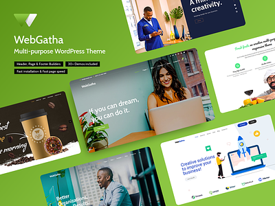 WebGatha Multi-purpose WordPress Theme business corporate design multipurpose woocommerce wordpress theme
