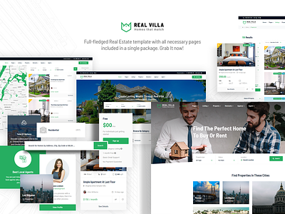 Real Villa Real Estate HTML5 Template css3 html5 jquery mobile design realestate responsive web template