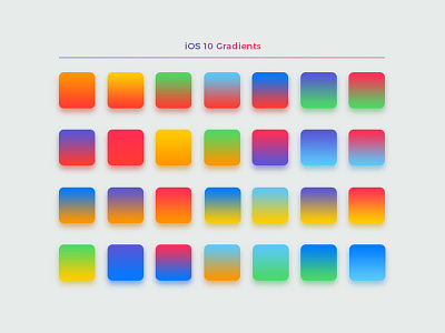 iOS & Android App Color Swatches & Gradients Pack aco android design art colors colours customize gradients grd high hi res ios colors