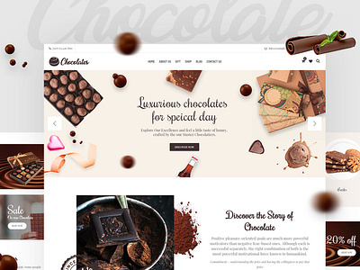 Chocolate E Commerce Woocommerce Theme By Potenza Global Solutions On Dribbble