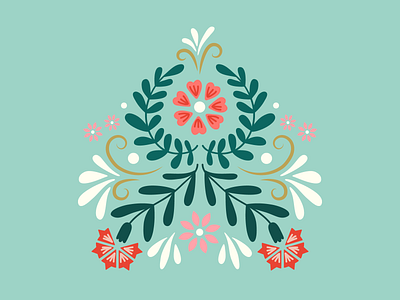 Floral Folk Pattern