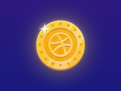 Dribbble coin