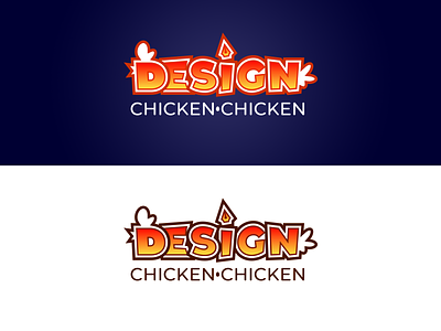 Design Chicken Chicken adobe illustrator arcade game branding logo logo design retro gaming vector videogame