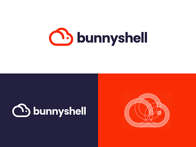 Bunnyshell adobe illustrator branding bunny cloud dailylogochallenge dailylogochallengeday14 logo logo design logoprocess rabbit vector