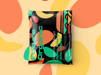 Future Organic - Food Package branding burger design food food and drink illustraion modern packagedesign visual identity