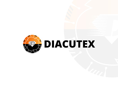 DIACUTEX logo Design blade logo designer logo minimal logo saw blade simple sketch symbol