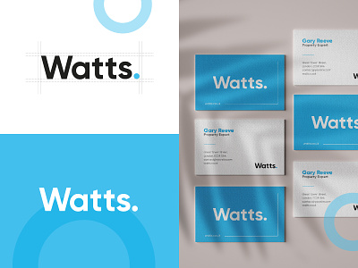 Watts Property Service Logo and Brand Identity Design
