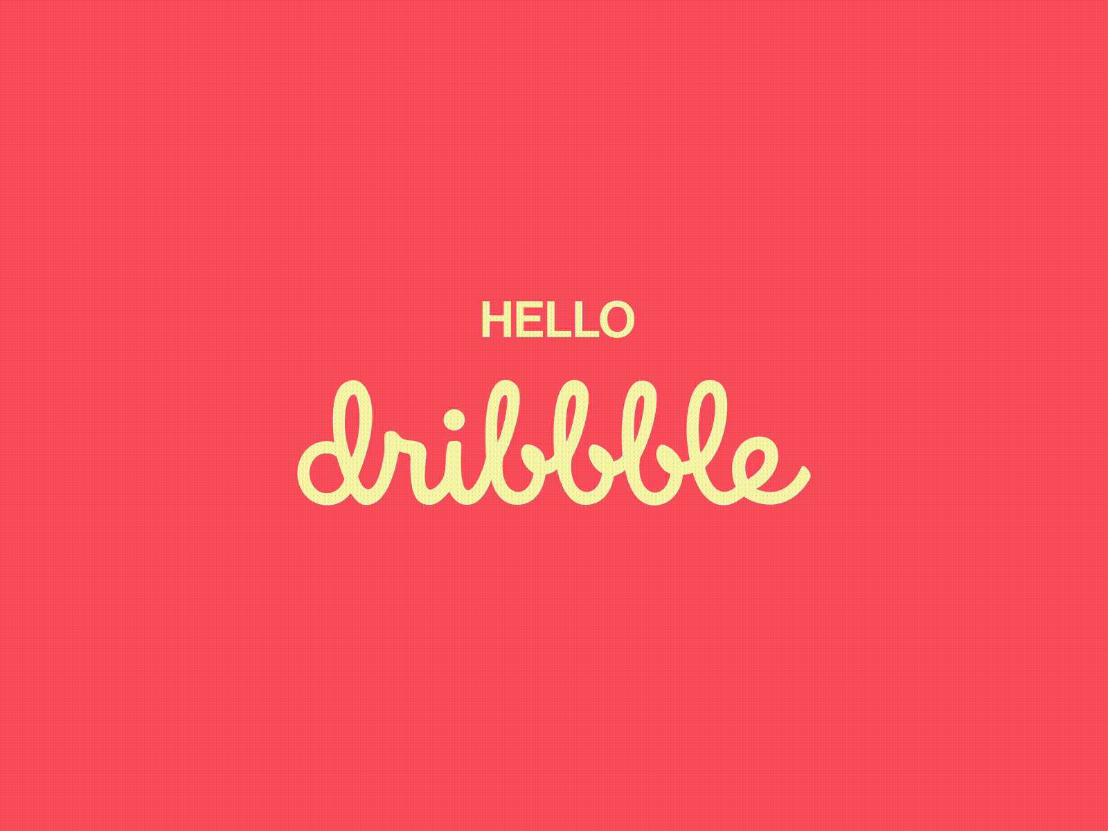 Hello Dribbble! 2d animated character animation gif debut hello dribbble illustration motion design