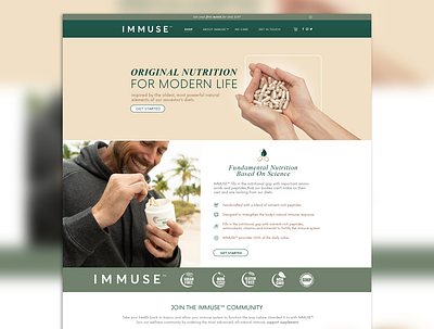 Web Design Immuse design natural web