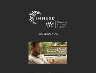 Facebook Ads Immuse ads ads banner banner design facebook natural