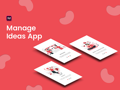 Manage Ideas App app app design design designer inpiration ui uiux ux