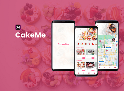 Cake Me App app designer followback inspiration ui