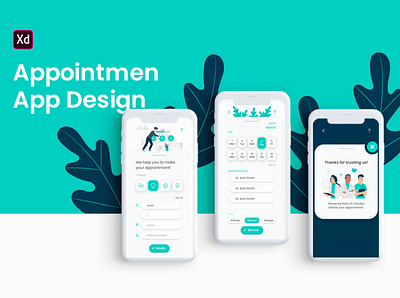 Medical Appointment App app appoinment design designer doctor health inspiration medical ui