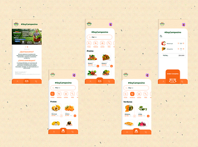 Market Farm Prototype app design farm farmer fruits inspiration market ui vegetable
